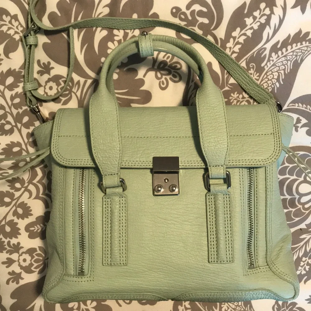 3.1 Phillip Lim Mint Green Leather Satchel